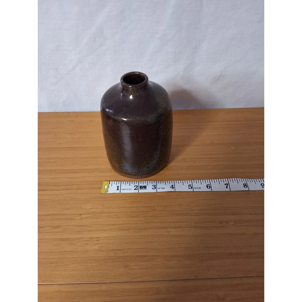 Vintage Mara‎ Mexico  Stoneware Decanter Bottle Vase. Signed